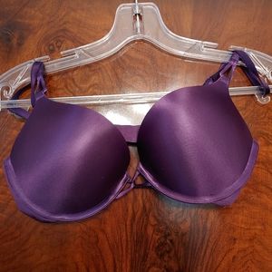 Victoria Secret padded Plunge bra, purple